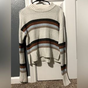 Cream, Striped Sweater